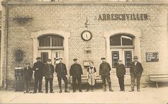 Photo de l'ancienne gare d'Abreschviller en 1930
